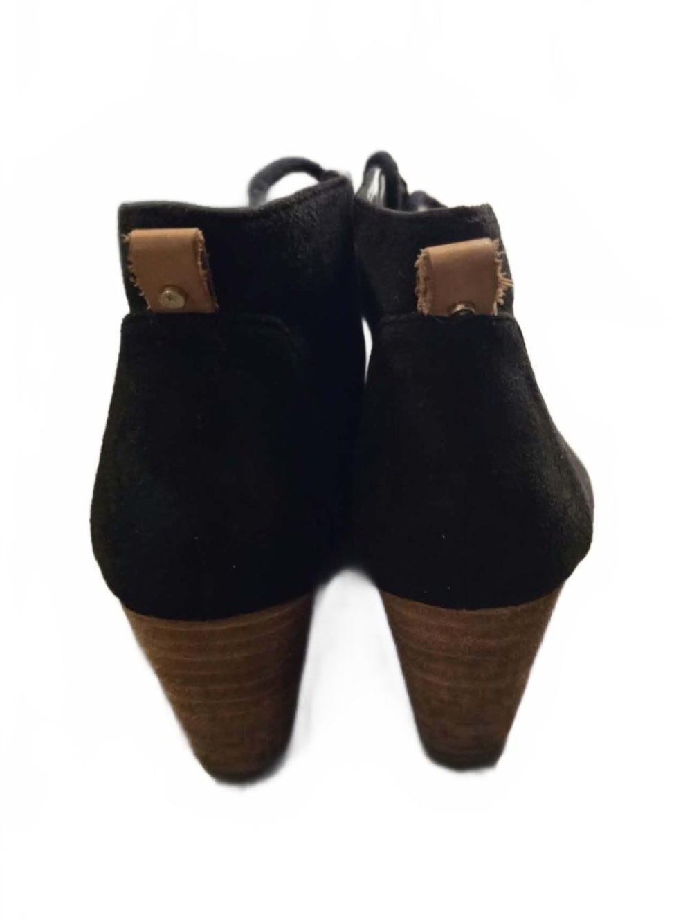 Dr. Scholl's Black Suede Wedge Ankle Boots